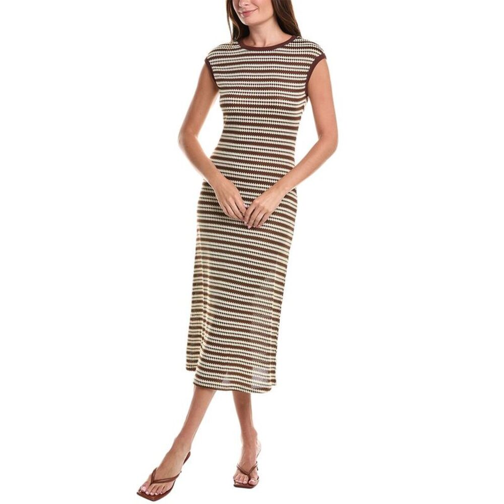 Ipponelli Womens  Midi Dress, Brown